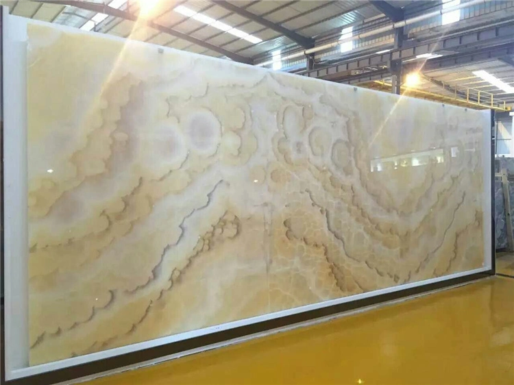 Golden/Yellow Slabs Marble Stone Tiles Bookmatch for Interior Wall Floor Decoration