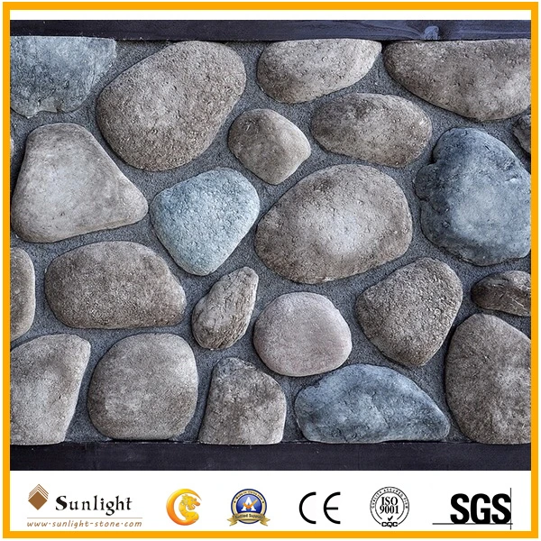 Wholesale Natural Loose Black Pebble Wash Stone for Garden Stone