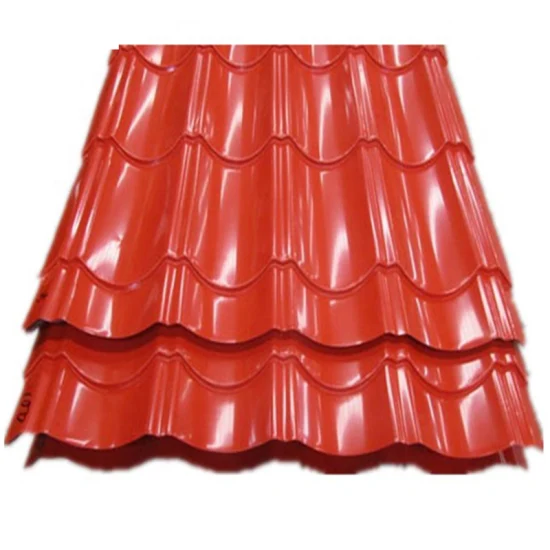 Color Stone Chip Coated Metal Roofing Tiles Slate Tile