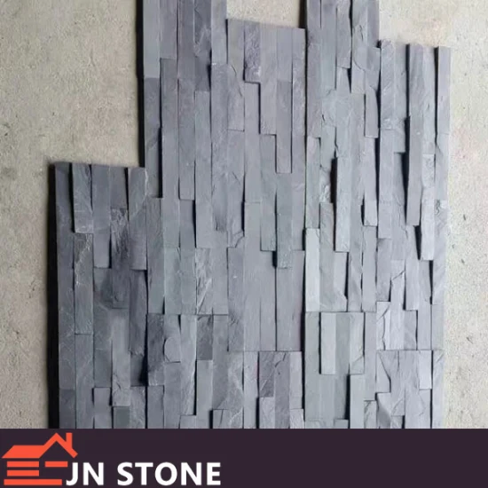 Natural Black Slate Culture Stone Wall Cladding Stone Veneer Decorative Culture Stone for Sale