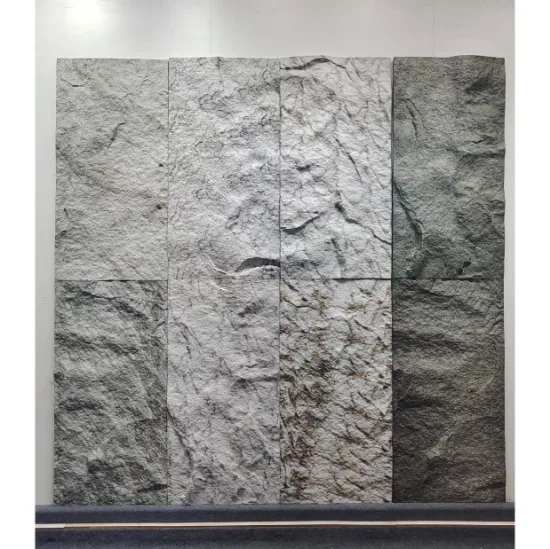 Polyurethane PU Faux Artificial Culture Stone Interior Exterior Decorative PU Mushroom Stone Wall Panel