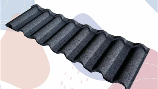 Stone Coated Metal Roof Tile in Nigeria Composite Slate Roof Tiles Popular Roofing Tiles Ghana for Building Construction